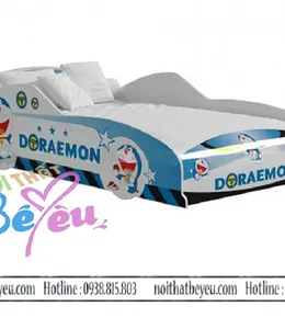 Giường Ngủ Trẻ Em hình Ô tô kết hợp Doremon