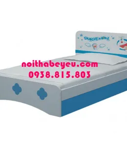 Giường Ngủ Trẻ Em Màu Xanh Dương Hình Doremon
