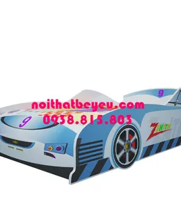 Giường Ngủ Trẻ Em ÔTô Màu Xanh