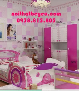 Giường ngủ trẻ em Xe Funny