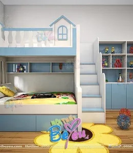 Giường Tầng Cho Bé Trai Mái Nhà