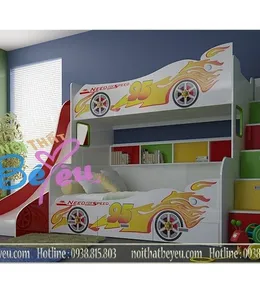 Giường Tầng Trẻ Em Có Cầu Trươt Cho Bé