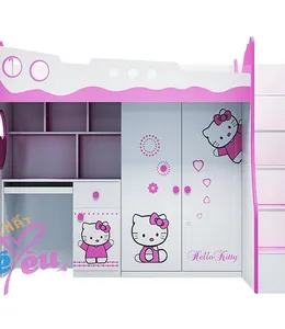 Giường Tầng Trẻ Em Hello Kit 3 trong 1 tiện ích