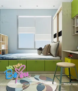 Phòng Ngủ Nhỏ Tiết Kiệm Diện Tích Cho Bé Gái Bé Trai