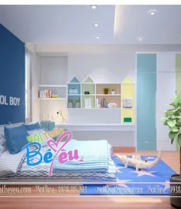 Thiết Kế Bộ Phòng Ngủ Cho Bé Trai Đẹp Hiện Đại