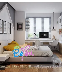 Thiết Kế Phòng Ngủ Bé TRai Hiện Đại