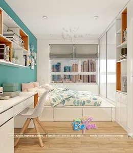 Thiết Kế Phòng Ngủ Cho  Bé Diện tích nhỏ