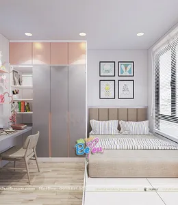 Thiết Kế Phòng Ngủ Con Gái Lớn