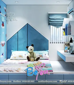 Thiết Kế Phòng Ngủ Màu Xanh Cho Con Trai đẹp Hiện Đại