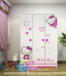 Tủ Áo Trẻ Em Hello Kitty