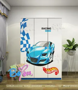 Tủ Áo Trẻ Em Hình Ô tô Cho Bé Trai