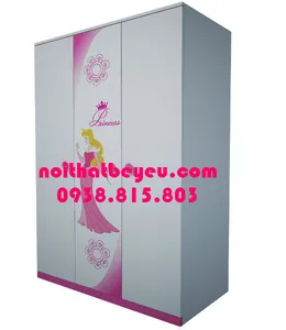 Tủ Quần Áo Trẻ Em Hình Công Chúa