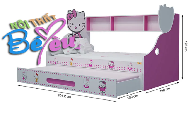 KÍCH THƯỚC GIƯỜNG NGỦ TRẺ EM