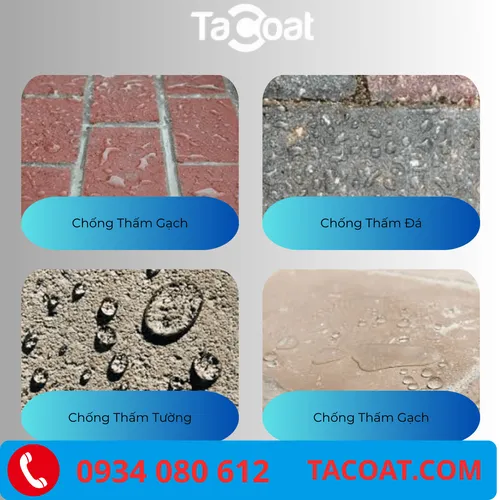 [5 Lít] Cho Đá Tự Nhiên, Đá Marble Cao Cấp, Gạch Gốm, Hoa Cương - Chống Thâm Đá Tự Nhiên Trong Suốt TACOAT SEAL