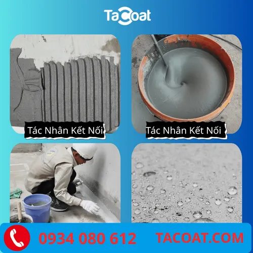 [1 Lit] Chống thấm tuyệt hảo, kháng mài mòn - Phụ Gia Chống Thấm Và Tác Nhân Kêt Nối TACOAT LATEX