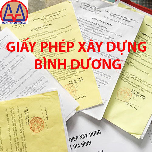 Giấy Phép Xây Dựng Bình Dương Nhanh Nhất
