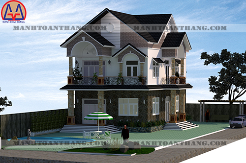 Mẫu Biệt Thự Đẹp 3 Tầng - Anh Hoa Thuận An Mẫu Biệt Thự Đẹp 3 Tầng - Anh Hoa Thuận An