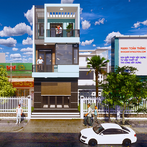 Mẫu Nhà Đẹp 3 Tầng 6x14m - Anh Ngọc Hải Dương Mẫu Nhà Đẹp 3 Tầng 6x14m - Anh Ngọc Hải Dương