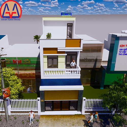 Mẫu Thiết Kế Nhà 3 Tầng 5x20m - Anh Trường Bình Dương Mẫu Thiết Kế Nhà 3 Tầng 5x20m - Anh Trường Bình Dương