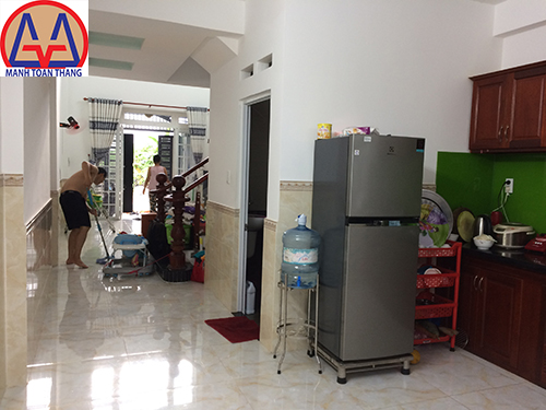 Mặt bằng tầng trệt nhà phố song lập Quận 12