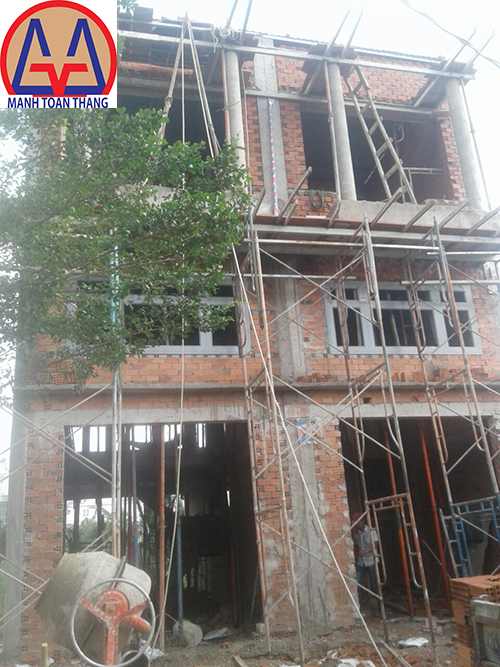 mặt đứng công trình