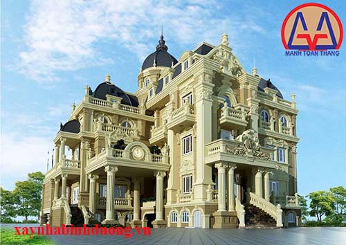 Mẫu biệt thự kiểu pháp 1