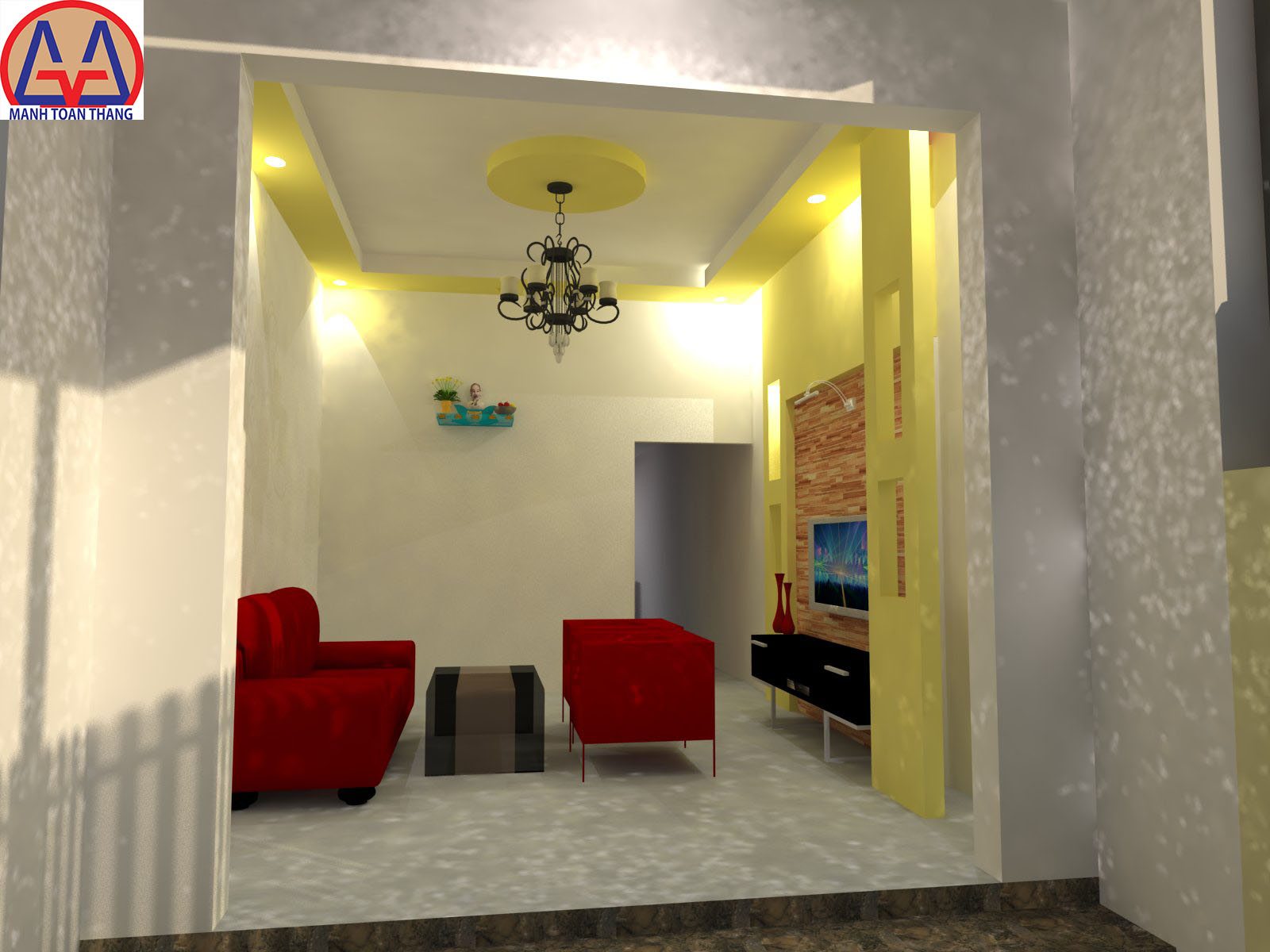 Phối cảnh phòng khách