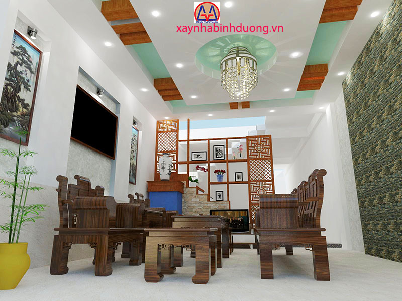 Thiết kế nhà phố 5m Tại Bình Dương