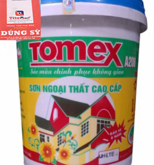 Sơn nước ngoài trời cao cấp TOMEX Sơn nước ngoài trời cao cấp TOMEX