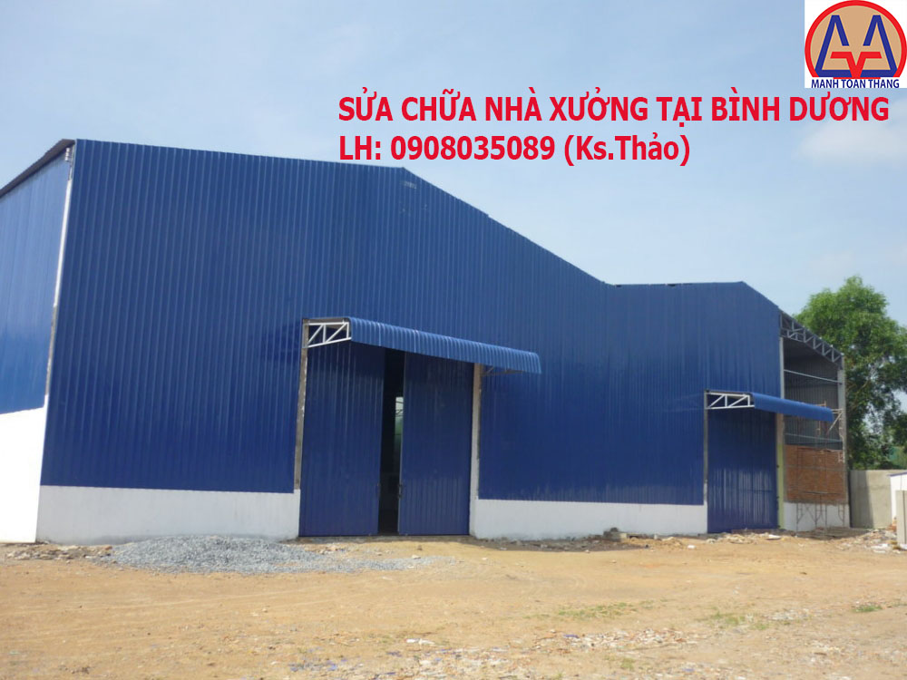 Sửa chữa nhà xưởng tại Bình Dương