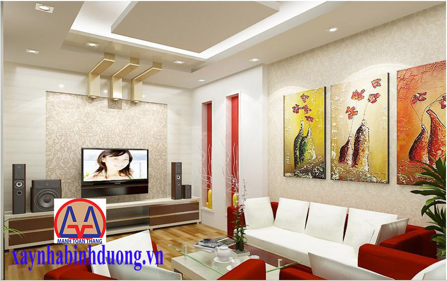 Thi công trần thạch cao tại Bình Dương