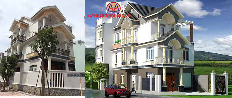 Thiết ké nhà dĩ an bình dương