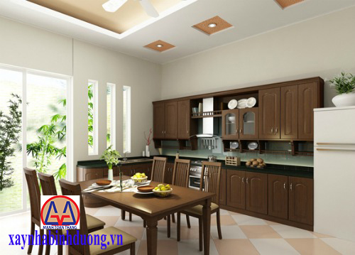 mẫu trần thạch cao phòng ăn 14