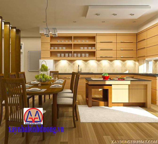 mẫu trần thạch cao phòng ăn 15