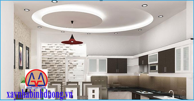 mẫu trần thạch cao phòng ăn 17