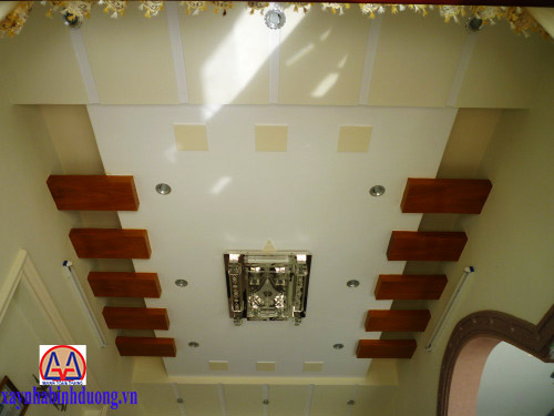 Mẫu trần thạch cao phòng khách 22