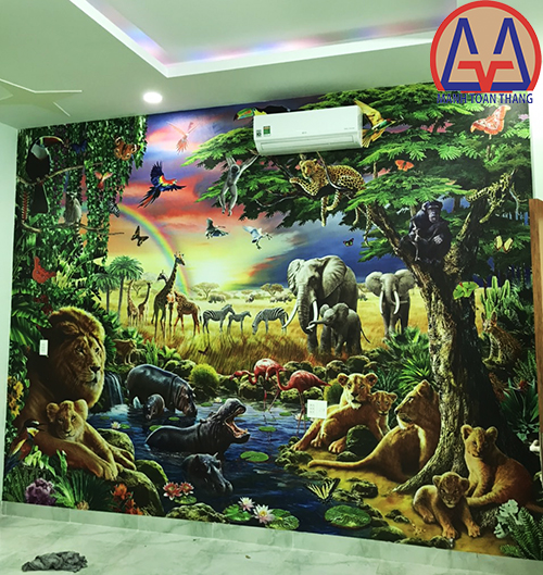 Tranh Dán Tường 3D Tại Bình Dương Tranh Dán Tường 3D Tại Bình Dương