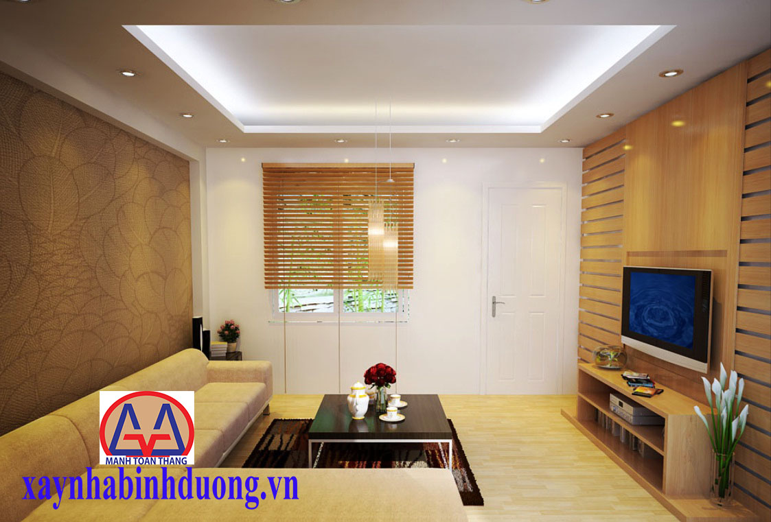 Mẫu trần thạch cao phòng khách 16