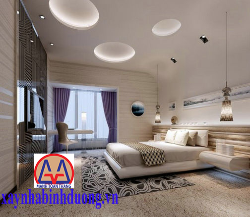 Mẫu trần thạch cao phòng ngủ : PN11