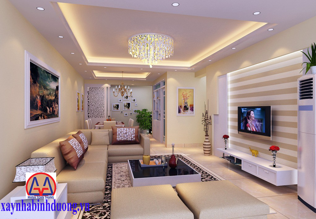 Mẫu trần thạch cao phòng ngủ : PN15