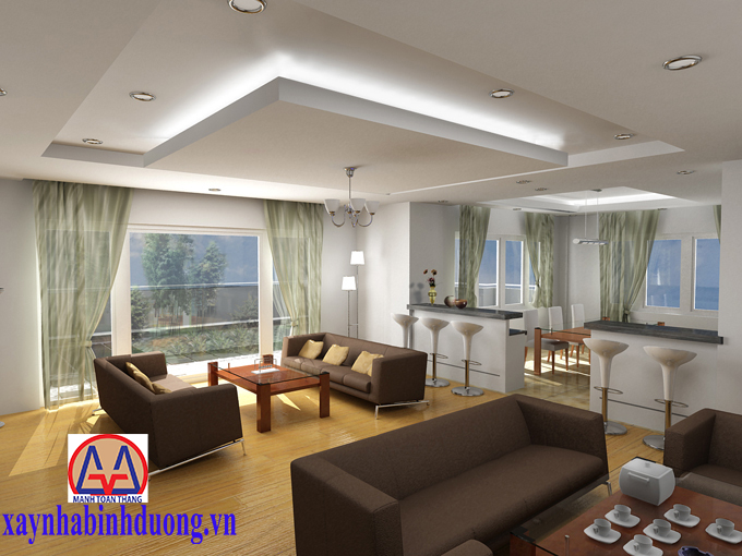 Mẫu trần thạch cao phòng ngủ : PN16