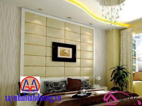 Mẫu trần thạch cao phòng ngủ 04