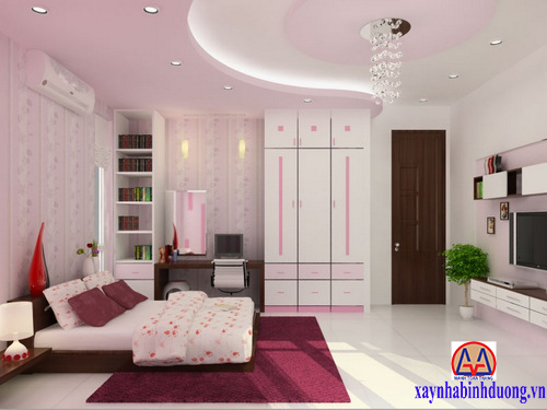 Mẫu trần thạch cao phòng ngủ : PN7