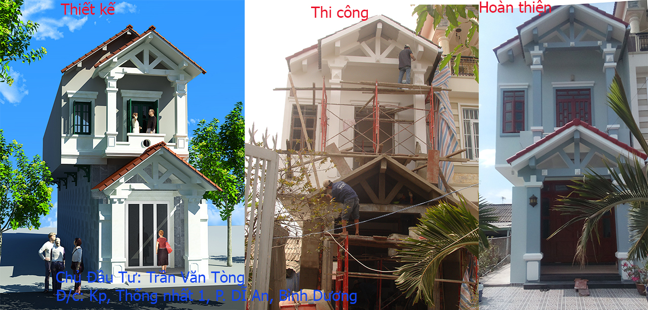 Nhận xây nhà Dĩ An Bình Dương