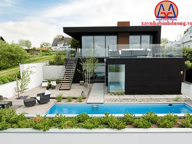 Thiết kế biệt thự có hồ bơi tại Bình Dương