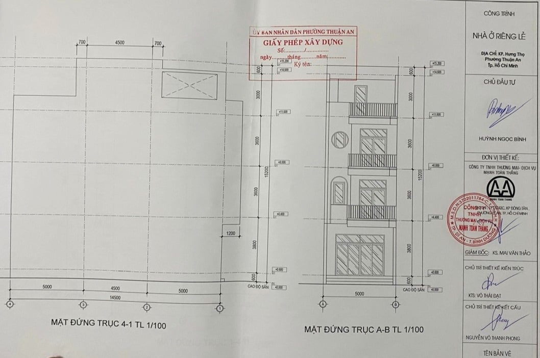 bản vẽ cấp phép xây dựng bản vẽ cấp phép xây dựng