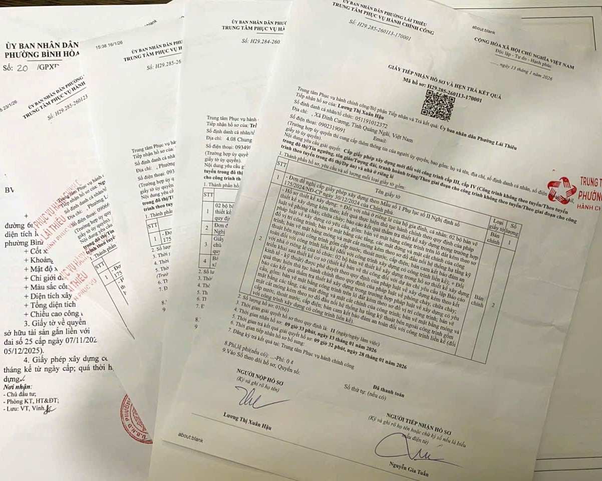 biên nhận thủ tục xin giấy phép xây dựng ở phường Lái Thiêu biên nhận thủ tục xin giấy phép xây dựng ở phường Lái Thiêu