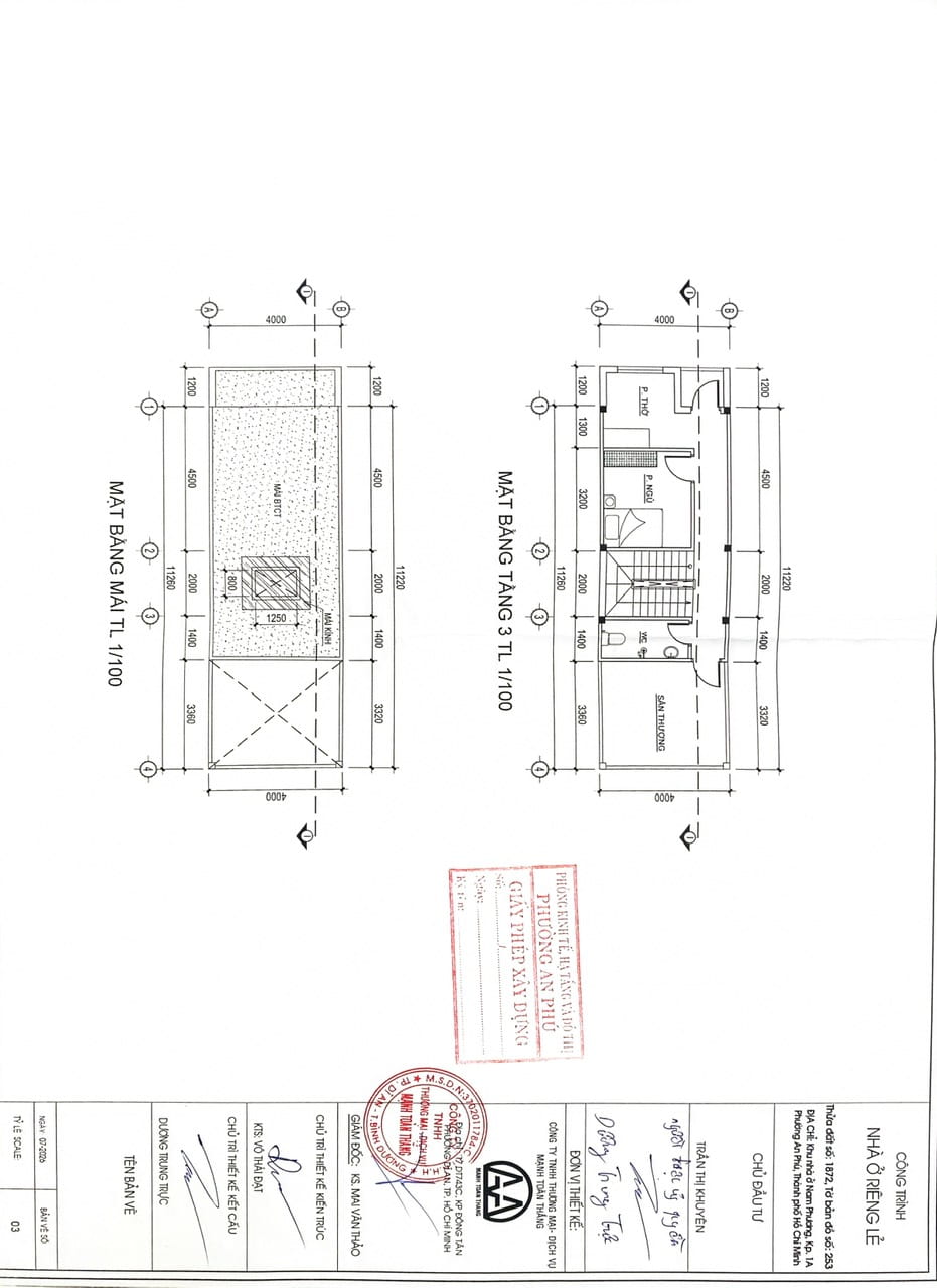 bản vẽ xin giấy phép xây dựng phường an phú