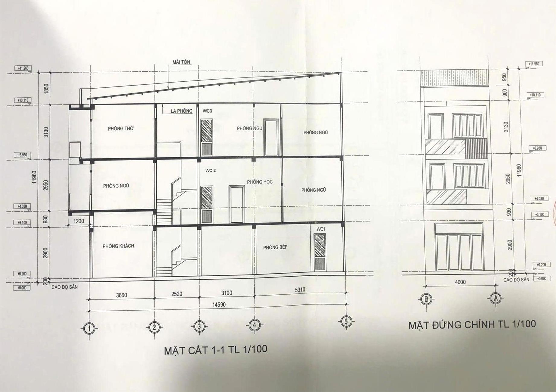 bản vẽ xin giấy phép xây dựng ở phường Rạch Dừa bản vẽ xin giấy phép xây dựng ở phường Rạch Dừa