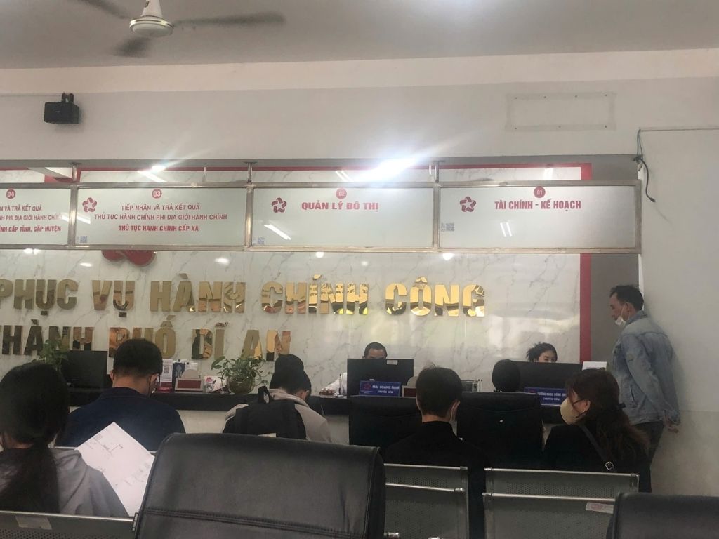 Bộ phận tiếp nhận Hồ sơ xin giấy phép xây dựng Phường Tân Đông Hiệp Bộ phận tiếp nhận Hồ sơ xin giấy phép xây dựng Phường Tân Đông Hiệp